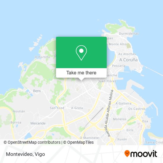 Montevideo map