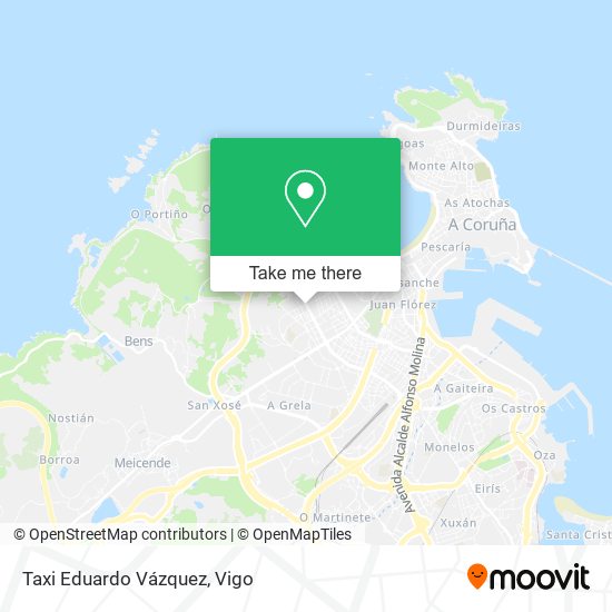 Taxi Eduardo Vázquez map