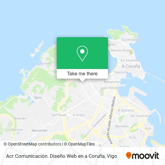 Acr Comunicación. Diseño Web en a Coruña map