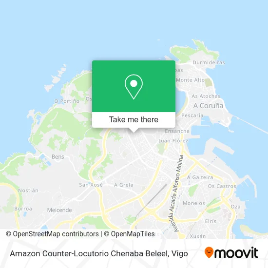 Amazon Counter-Locutorio Chenaba Beleel map