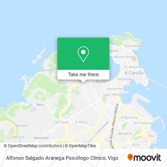 Alfonso Salgado Aránega Psicólogo Clínico map