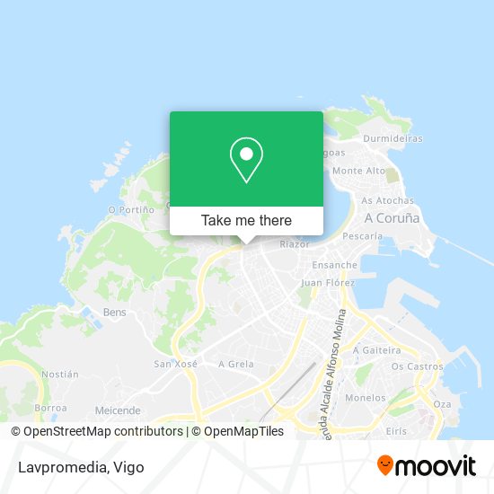 Lavpromedia map