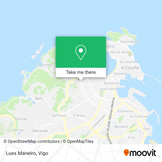 Lues Maneiro map