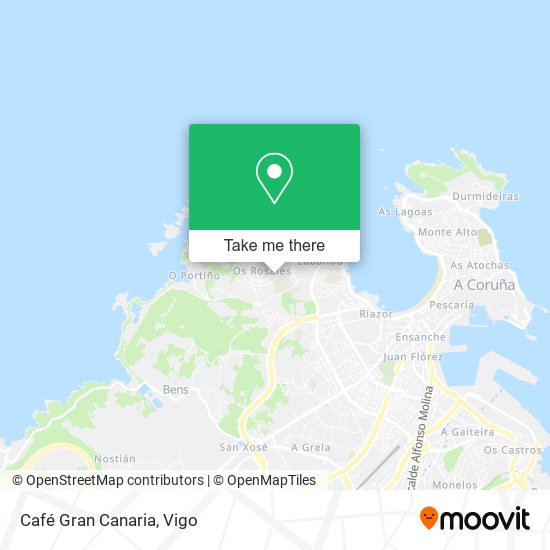 Café Gran Canaria map