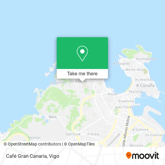 Café Gran Canaria map