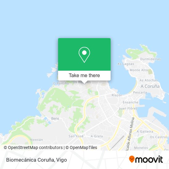 mapa Biomecánica Coruña