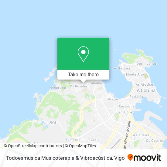 Todoesmusica Musicoterapia & Vibroacústica map