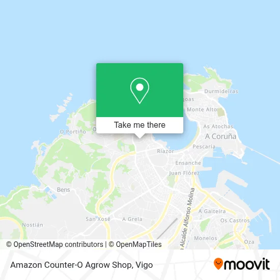 Amazon Counter-O Agrow Shop map