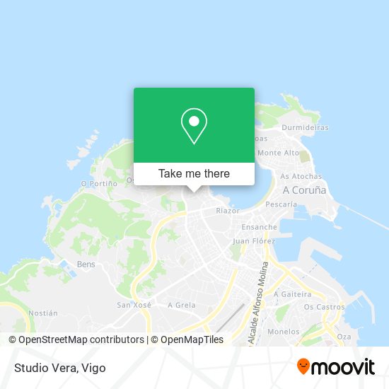 mapa Studio Vera