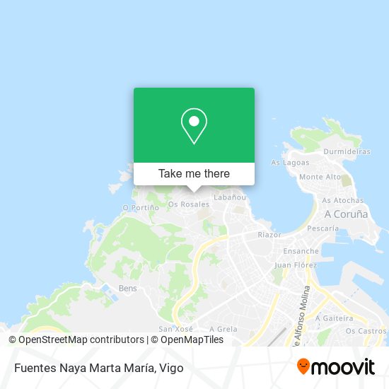 Fuentes Naya Marta María map