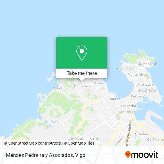 Méndez Pedreira y Asociados map