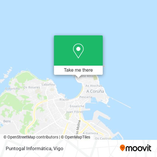 Puntogal Informática map