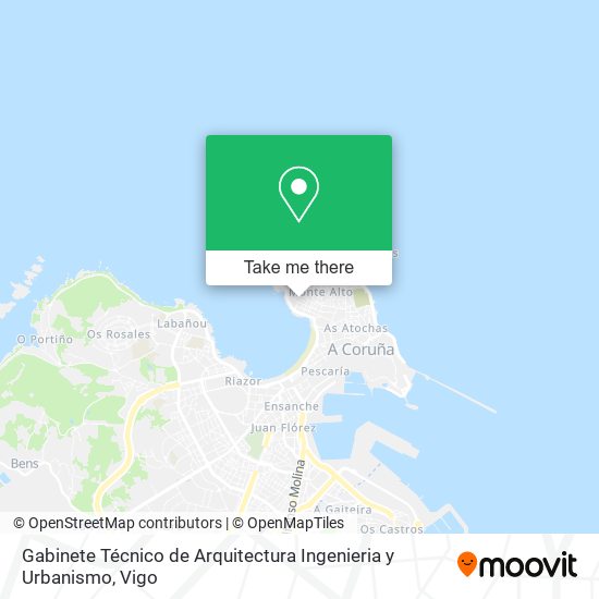 Gabinete Técnico de Arquitectura Ingenieria y Urbanismo map