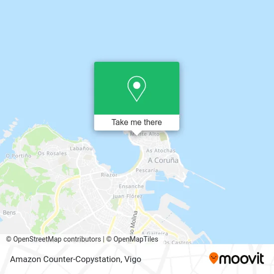 Amazon Counter-Copystation map