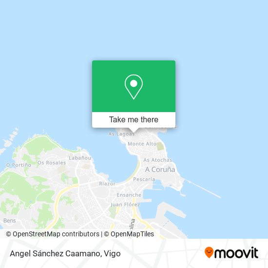 Angel Sánchez Caamano map