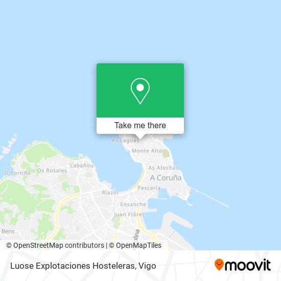 Luose Explotaciones Hosteleras map