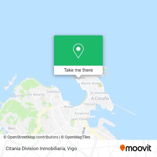 Citania Division Inmobiliaria map
