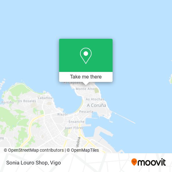 Sonia Louro Shop map