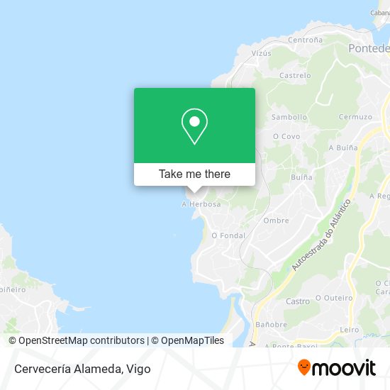 mapa Cervecería Alameda