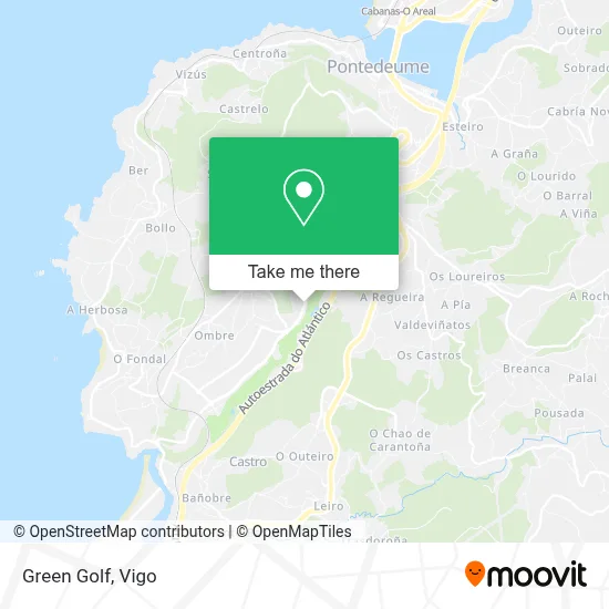 Green Golf map