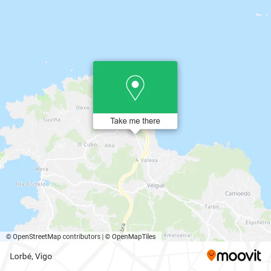 mapa Lorbé
