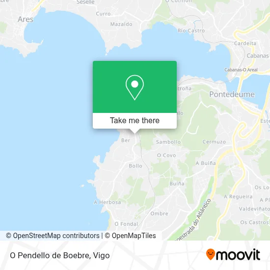 O Pendello de Boebre map