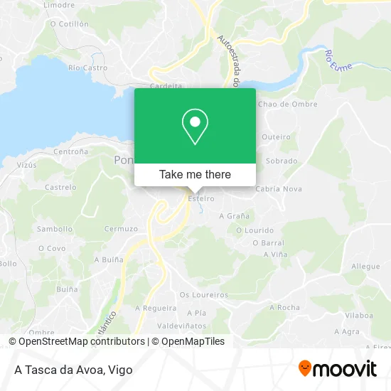 mapa A Tasca da Avoa