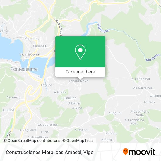 Construcciones Metalicas Amacal map