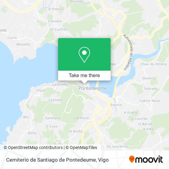 Cemiterio de Santiago de Pontedeume map