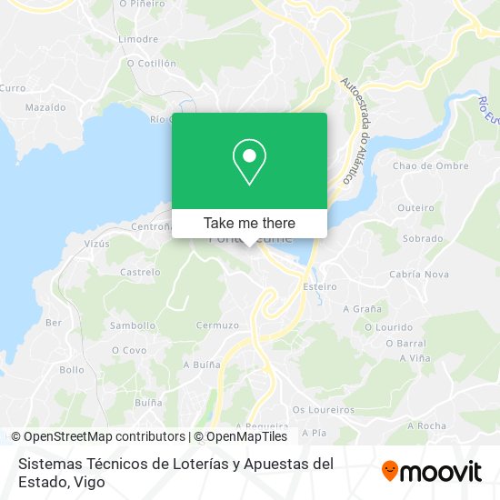 Sistemas Técnicos de Loterías y Apuestas del Estado map