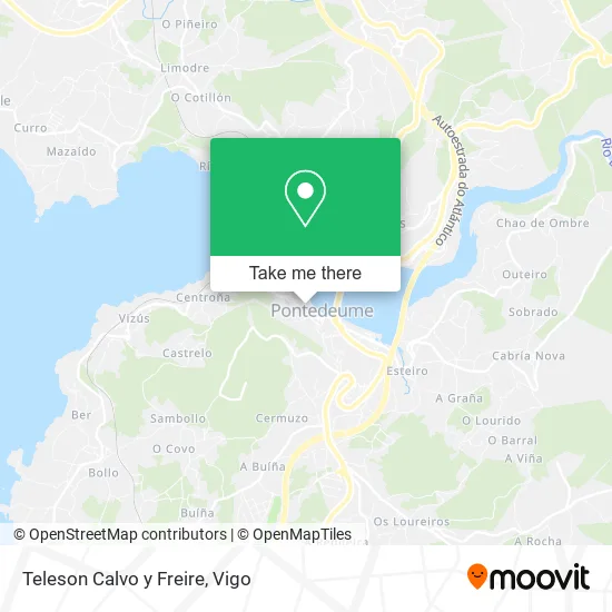 Teleson Calvo y Freire map