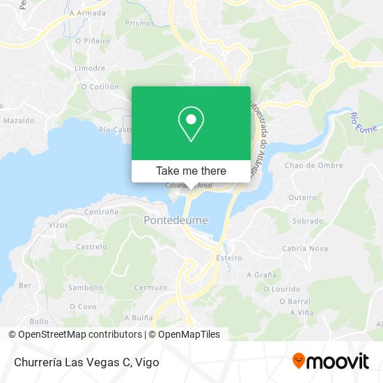 Churrería Las Vegas C map