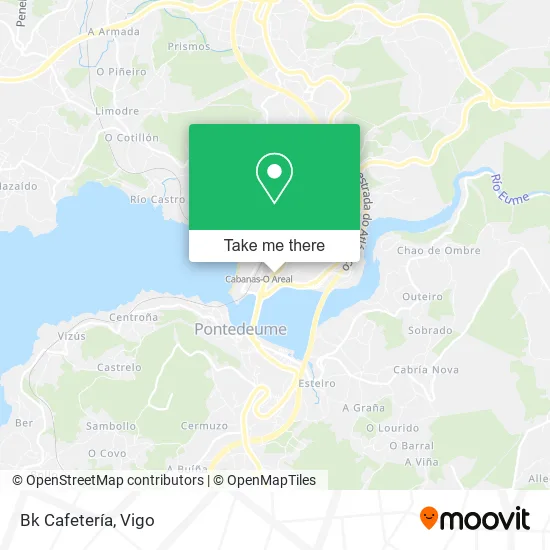 Bk Cafetería map
