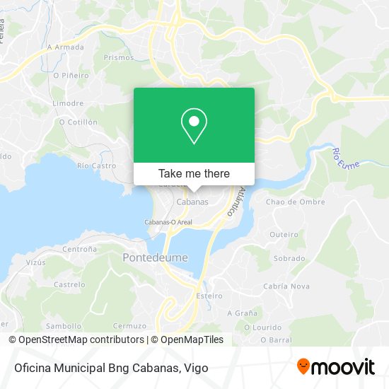 mapa Oficina Municipal Bng Cabanas