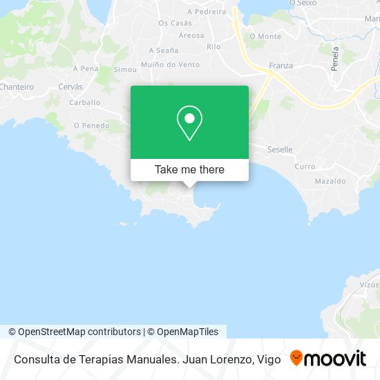 Consulta de Terapias Manuales. Juan Lorenzo map