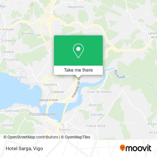 Hotel Sarga map