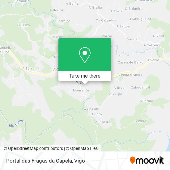 Portal das Fragas da Capela map