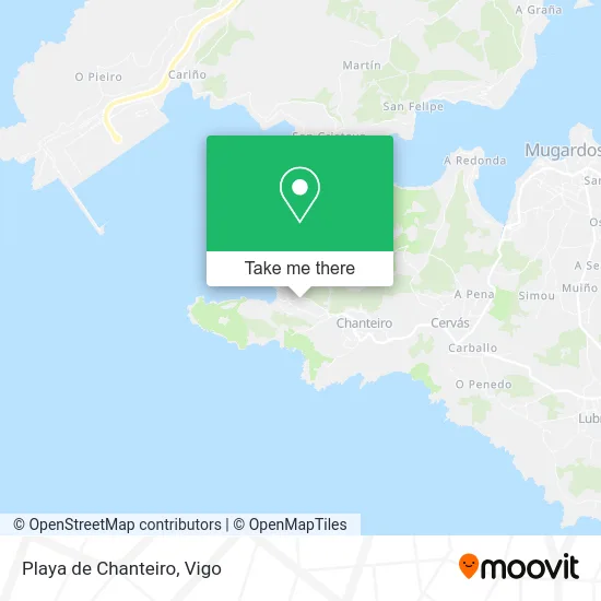Playa de Chanteiro map