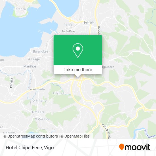 Hotel Chips Fene map