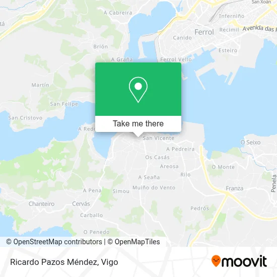 Ricardo Pazos Méndez map