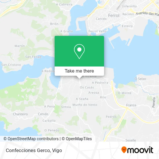 Confecciones Gerco map