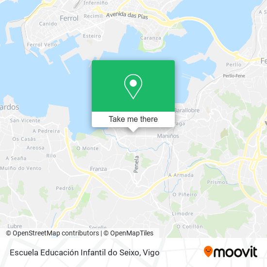 Escuela Educación Infantil do Seixo map