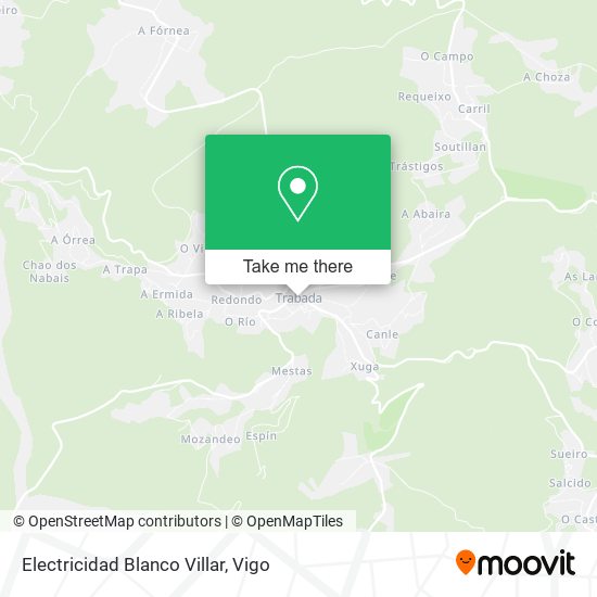 Electricidad Blanco Villar map