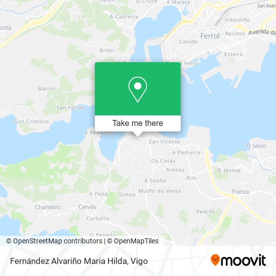 mapa Fernández Alvariño Maria Hilda