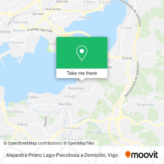 Alejandra Prieto Lago-Psicoloxia a Domicilio map