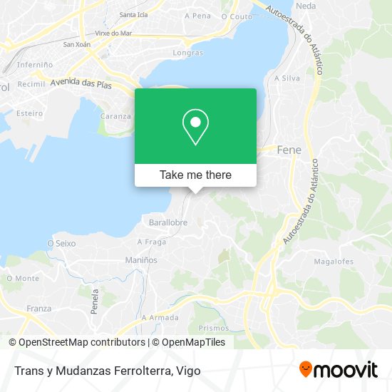 mapa Trans y Mudanzas Ferrolterra