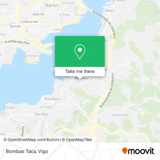 mapa Bombas Taca