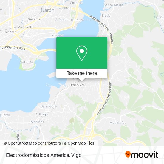 Electrodomésticos America map