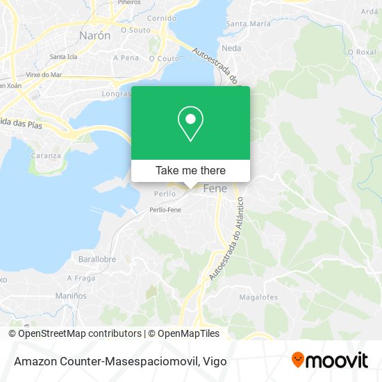 Amazon Counter-Masespaciomovil map