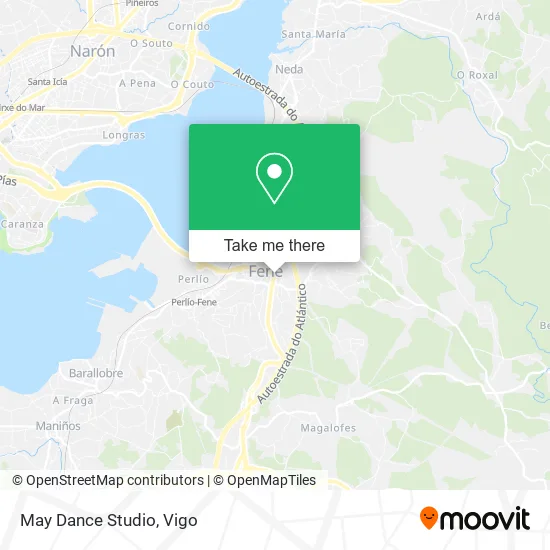 May Dance Studio map